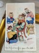 画像2: Postcard　アンティークポストカード  犬のお客さん　猫の美容師さん　Luce Andre (2)