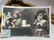 画像2: Postcard  お人形さんと女の子　クッキー　フランス1905年　写真 (2)