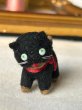 画像1: Vintage style Handmade miniature toy ハンドメイド　アンティーク風ミニチュア　アートドール　黒猫ブリンキー (1)