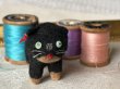 画像6: Vintage style Handmade miniature toy ハンドメイド　アンティーク風ミニチュア　アートドール　黒猫ブリンキー (6)