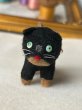 画像1: Vintage style Handmade miniature toy ハンドメイド　アンティーク風ミニチュア　アートドール　黒猫ブリンキー (1)