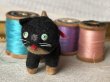 画像7: Vintage style Handmade miniature toy ハンドメイド　アンティーク風ミニチュア　アートドール　黒猫ブリンキー (7)