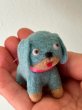 画像6: Vintage style Handmade miniature toy ハンドメイド　アンティーク風ミニチュア　アートドール　ディンキー犬　薄青 (6)