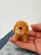 画像3: Vintage style Handmade miniature toy ハンドメイド　アンティーク風ミニチュア　アートドール　ディンキー犬　黄 (3)