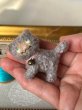 画像5: Vintage style Handmade miniature toy ハンドメイド　アンティーク風ミニチュア　アートドール　フィフィ猫　グレー (5)