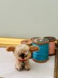 画像4: Vintage style Handmade miniature toy ハンドメイド　アンティーク風ミニチュアトイ　タビー犬　薄茶　Tubby Dog (4)