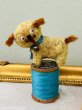 画像1: Vintage style Handmade miniature toy ハンドメイド　アンティーク風ミニチュアトイ　タビー犬　ゴールデンモヘア風　Tubby Dog (1)