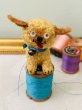 画像1: Vintage style Handmade miniature toy ハンドメイド　アンティーク風ミニチュアトイ　タビー犬　ゴールデンモヘア風　Tubby Dog (1)