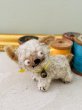 画像6: Vintage style Handmade miniature toy ハンドメイド　アンティーク風ミニチュアトイ　タビー犬　クリーム薄茶　Tubby Dog (6)