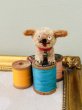 画像1: Vintage style Handmade miniature toy ハンドメイド　アンティーク風ミニチュアトイ　タビー犬　薄茶　Tubby Dog (1)