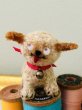 画像1: Vintage style Handmade miniature toy ハンドメイド　アンティーク風ミニチュアトイ　タビー犬　薄茶　Tubby Dog (1)