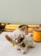 画像4: Vintage style Handmade miniature toy ハンドメイド　アンティーク風ミニチュアトイ　タビー犬　クリーム薄茶　Tubby Dog (4)