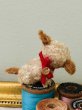 画像2: Vintage style Handmade miniature toy ハンドメイド　アンティーク風ミニチュアトイ　タビー犬　薄茶　Tubby Dog (2)