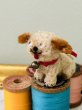 画像3: Vintage style Handmade miniature toy ハンドメイド　アンティーク風ミニチュアトイ　タビー犬　薄茶　Tubby Dog (3)