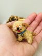 画像3: Vintage style Handmade miniature toy ハンドメイド　アンティーク風ミニチュアトイ　タビー犬　ゴールデンモヘア風　Tubby Dog (3)