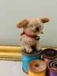 画像2: Vintage style Handmade miniature toy ハンドメイド　アンティーク風ミニチュアトイ　タビー犬　薄茶　Tubby Dog (2)