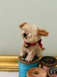 画像4: Vintage style Handmade miniature toy ハンドメイド　アンティーク風ミニチュアトイ　タビー犬　薄茶　Tubby Dog (4)