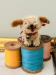 画像1: Vintage style Handmade miniature toy ハンドメイド　アンティーク風ミニチュアトイ　タビー犬　薄茶　Tubby Dog (1)