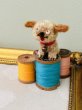 画像3: Vintage style Handmade miniature toy ハンドメイド　アンティーク風ミニチュアトイ　タビー犬　薄茶　Tubby Dog (3)