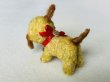 画像2: Vintage style Handmade miniature toy ハンドメイド　アンティーク風ミニチュア　アートドール　タビー犬　ゴールデン　Tubby Dog (2)