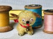 画像2: Vintage style Handmade miniature toy ハンドメイド　アンティーク風ミニチュア　アートドール　タビー犬　ゴールデン　Tubby Dog (2)