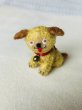 画像1: Vintage style Handmade miniature toy ハンドメイド　アンティーク風ミニチュア　アートドール　タビー犬　ゴールデン　Tubby Dog (1)