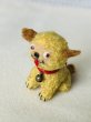 画像2: Vintage style Handmade miniature toy ハンドメイド　アンティーク風ミニチュア　アートドール　タビー犬　ゴールデン　Tubby Dog (2)