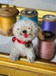 画像6: Vintage style Handmade miniature toy ハンドメイド　アンティーク風ミニチュアトイ　タビー犬　クリーム薄茶　Tubby Dog (6)