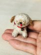 画像2: Vintage style Handmade miniature toy ハンドメイド　アンティーク風ミニチュアトイ　タビー犬　クリーム薄茶　Tubby Dog (2)