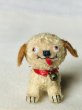 画像1: Vintage style Handmade miniature toy ハンドメイド　アンティーク風ミニチュアトイ　タビー犬　茶色　Tubby Dog (1)