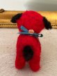 画像4: Vintage style Handmade miniature toy ハンドメイド　アンティーク風ミニチュア　アートドール　タビー犬　赤黒　Tubby Dog (4)