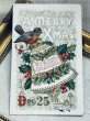 画像2: Postcard　アンティークポストカード　クリスマス　小鳥　ロビン　ホーリー　ベル (2)